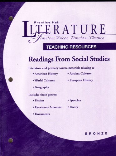 Stock image for PRENTICE HALL LITERATURE, BRONZE, STRATEGIES FOR SUCCEEDING AT STANDARDIZED TESTS for sale by mixedbag
