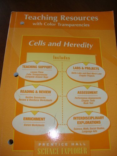 Science Explorer Cells and Heredity Teaching Resources with Color Transparencies (9780134366302) by Prentice Hall