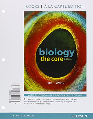 9780134378268: Biology: The Core, Books a la Carte Plus Mastering Biology with Pearson eText -- Access Card Package (2nd Edition)