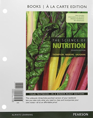 Stock image for The Science of Nutrition, Books a la Carte Plus Mastering Nutrition with MyDietAnalysis with Pearson eText -- Access Card Package (4th Edition) for sale by Campus Bookstore
