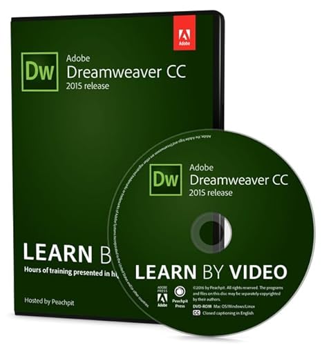 9780134396378: Adobe Dreamweaver CC Learn by Video (2015 release)