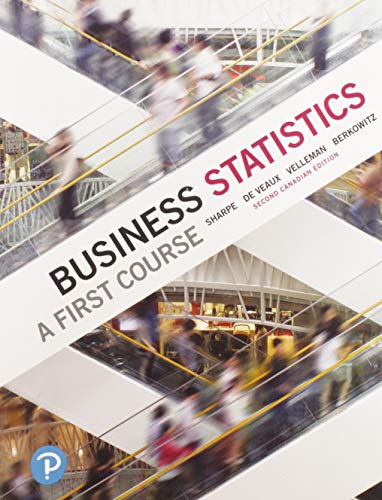 Beispielbild fr Business Statistics: A First Course, Second Canadian Edition zum Verkauf von Book Deals