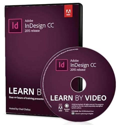 9780134397825: Adobe Indesign CC Learn by Video 2015 Release
