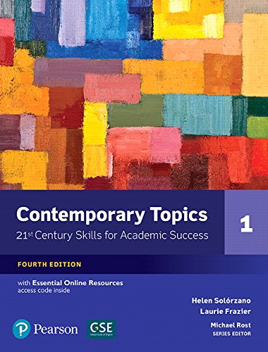 Beispielbild fr Contemporary Topics 1 with Essential Online Resources (4th Edition) zum Verkauf von BooksRun