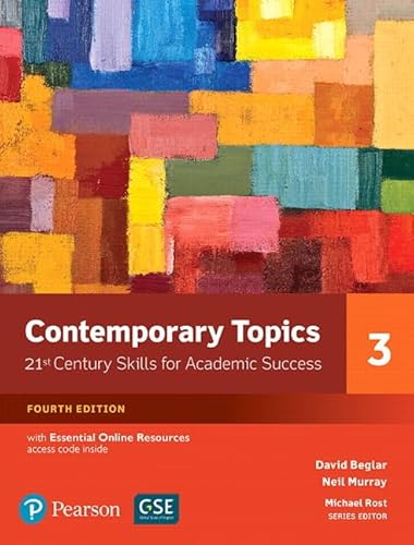 Imagen de archivo de Contemporary Topics 3 with Essential Online Resources (4th Edition) a la venta por HPB-Red