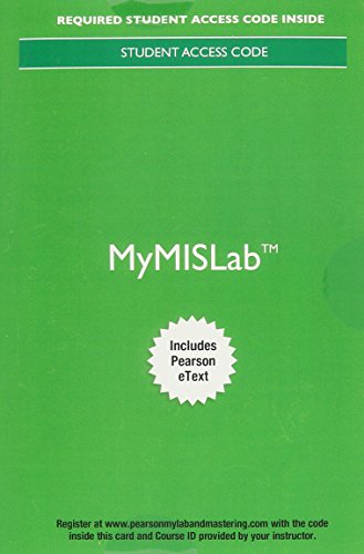 9780134402260: Mylab MIS with Pearson Etext -- Standalone Access Card -- For Experiencing MIS