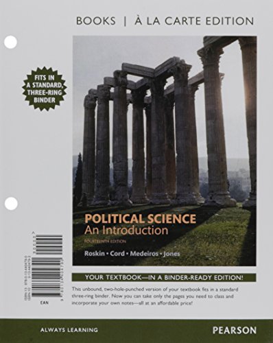 Imagen de archivo de Political Science: An Introduction -- Books a la Carte (14th Edition) a la venta por GoldenWavesOfBooks