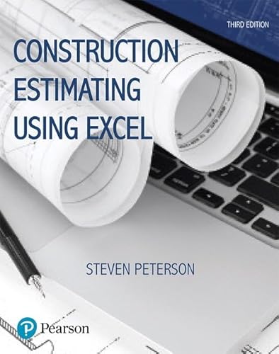 Stock image for Construction Estimating Using Excel (What's New in Trades & Technology) for sale by HPB-Red