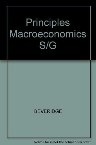 Beispielbild fr Principles of Macroeconomics zum Verkauf von Better World Books