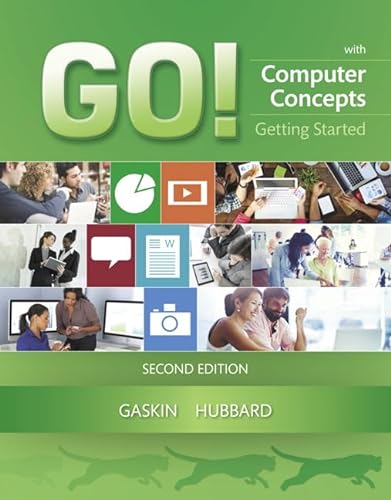 Imagen de archivo de GO! with Computer Concepts Getting Started a la venta por Better World Books: West