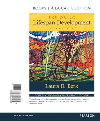 Stock image for Exploring Lifespan Development -- Books a la Carte for sale by HPB-Red