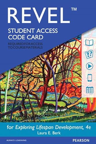 9780134422190: Exploring Lifespan Development Revel Access Code (Berk, Lifespan Development)