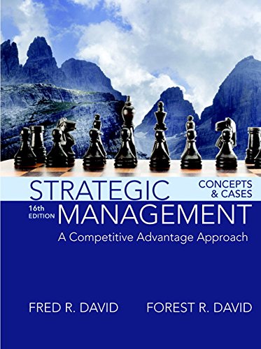 9780134422572: Strategic Management: Concepts and Cases: A Competitive Advantage Approach