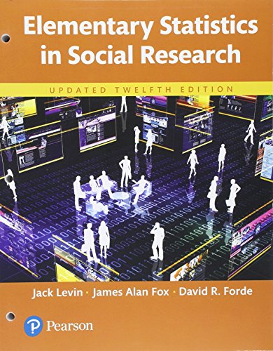 Imagen de archivo de Elementary Statistics in Social Research, Books a la Carte (12th Edition) a la venta por SecondSale