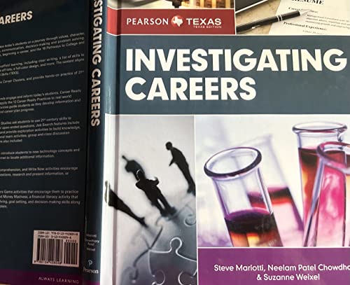 Stock image for Investigating Careers Student Edition -- Texas -- CTE/School for sale by HPB-Red