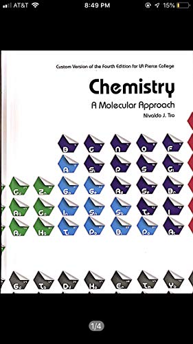 9780134429038: Chemistry A Molecular Approach, AP Edition