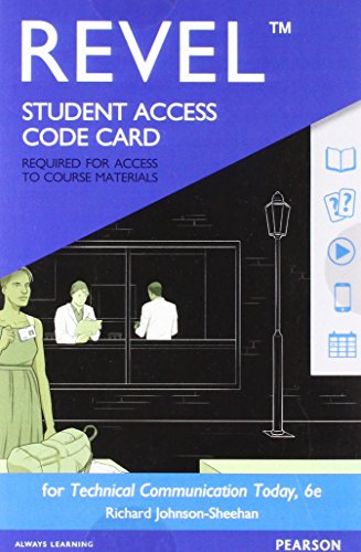 Stock image for REVEL for Technical Communication Today -- Access Card (6th Edition) (NEW!!) for sale by BookHolders