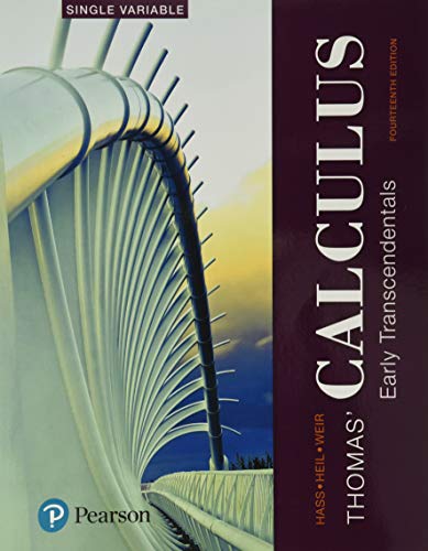 Stock image for Thomas' Calculus: Early Transcendentals, Single Variable for sale by ThriftBooks-Atlanta