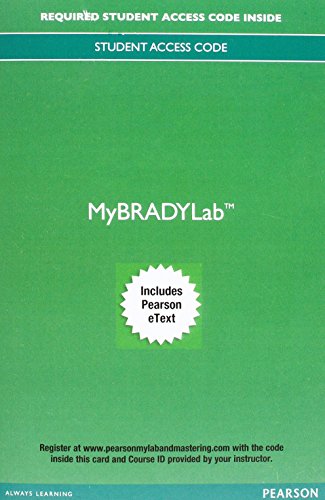 9780134442730: Mybradylab With Pearson Etext Access Card for Advanced Emt: A Clinical Reasoning Approach