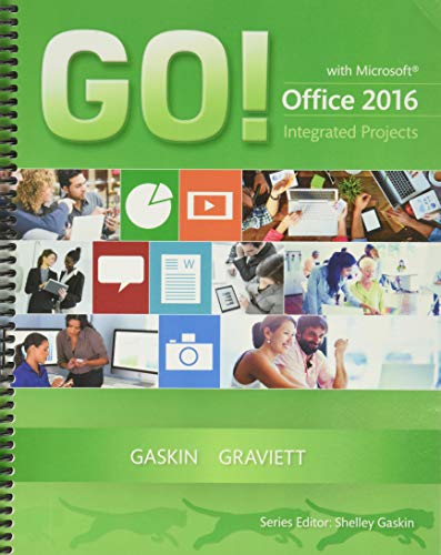 Beispielbild fr GO! with Microsoft Office 2016 Integrated Projects zum Verkauf von Better World Books