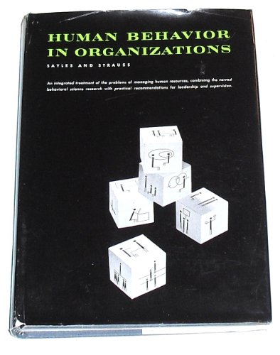 9780134447032: Human Behaviour in Organizations