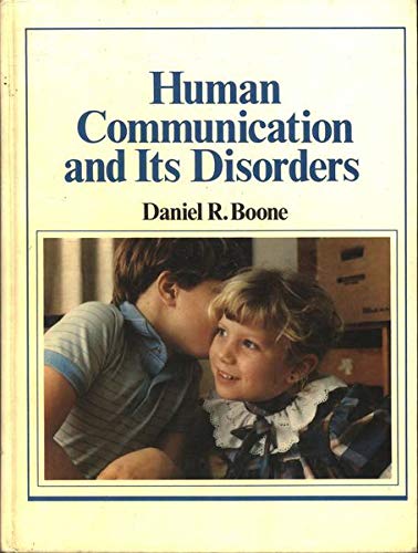 Imagen de archivo de Human Communication and Its Disorders a la venta por Better World Books