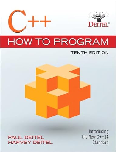 Beispielbild fr C++ How to Program: Introducing the New C++14 Standard zum Verkauf von Brused Books