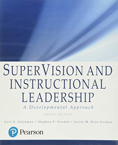 Beispielbild fr SuperVision and Instructional Leadership: A Developmental Approach zum Verkauf von HPB-Red