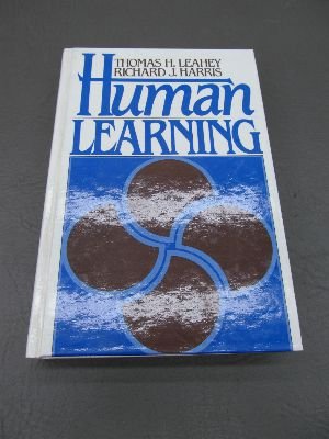 Imagen de archivo de Human Learning a la venta por Better World Books