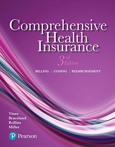 9780134458779: Comprehensive Health Insurance: Billing, Coding, and Reimbursement