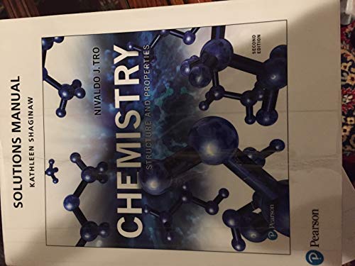 Imagen de archivo de Solutions Manual for Chemistry: Structure and Properties a la venta por SGS Trading Inc