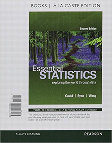 Imagen de archivo de Essential Statistics, Books a la Carte Edition Plus MyLab Statistics with Pearson eText -- Access Card Package a la venta por BombBooks