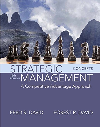 9780134467238: Strategic Management: Concepts, A Competitive Advantage Approach