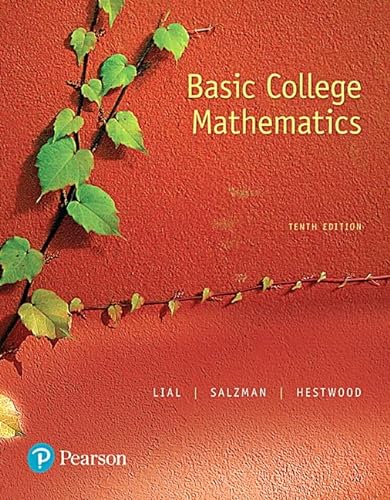 Stock image for Basic College Mathematics for sale by Textbooks2go