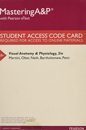 Stock image for MasteringA&P with Pearson eText - Valuepack Access Card - For Visual Anatomy & Physiology for sale by SecondSale