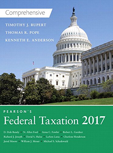 Imagen de archivo de Pearson's Federal Taxation 2017 Comprehensive Plus MyAccountingLab with Pearson EText -- Access Card Package a la venta por Better World Books