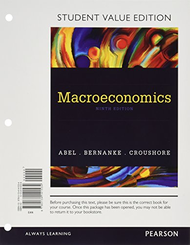 Beispielbild fr Macroeconomics, Student Value Edition Plus MyEconLab with Pearson eText -- Access Card Package (9th Edition) zum Verkauf von SecondSale