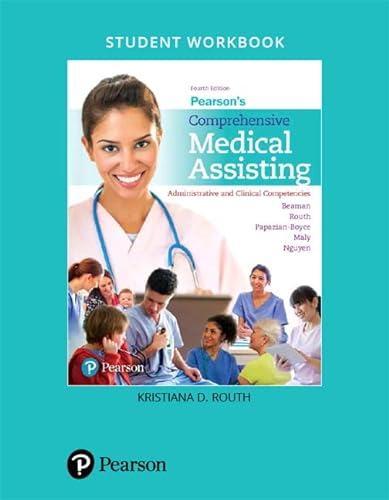 Stock image for Student Workbook for Pearson's Comprehensive Medical Assisting for sale by Blackwell's