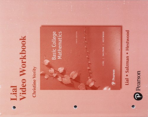 9780134474168: Video Workbook for Basic College Mathematics