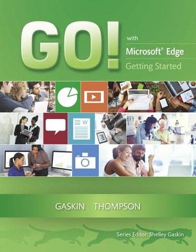 9780134474489: GO! with Edge Getting Started (GO! for Office 2016 Series)
