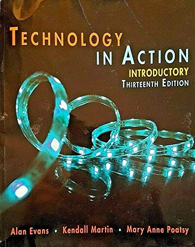 Imagen de archivo de Technology in Action Introductory a la venta por Better World Books: West