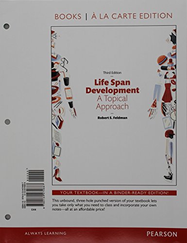 Imagen de archivo de Life Span Development: A Topical Approach -- Books a la Carte (3rd Edition) a la venta por GoldBooks