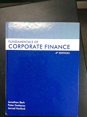 9780134475561: Fundamentals of Corporate Finance (Berk, DeMarzo & Harford, The Corporate Finance Series)