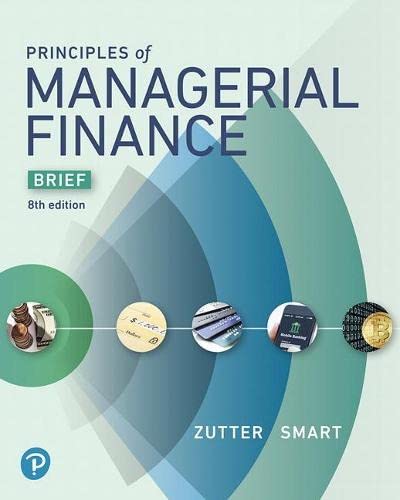 Imagen de archivo de Principles of Managerial Finance, Brief (The Pearson Series in Finance) a la venta por SGS Trading Inc
