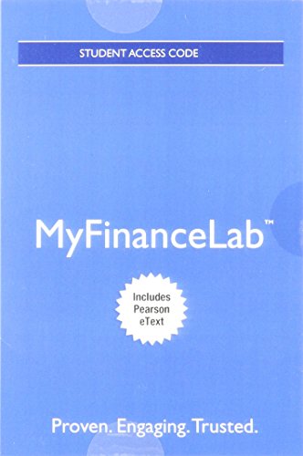 Imagen de archivo de MyFinanceLab with Pearson eText -- Access Card -- for Fundamentals of Corporate Finance a la venta por BookHolders