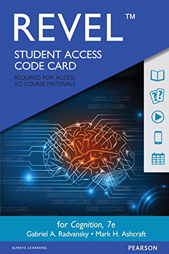 9780134476766: Revel Access Code for Cognition