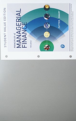 Immagine dell'editore per Principles of Managerial Finance, Student Value Edition (15th Edition) (The Pearson Series in Finance) venduto da EXPEDITEBOOKS