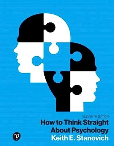 Beispielbild fr How to Think Straight About Psychology zum Verkauf von Blackwell's