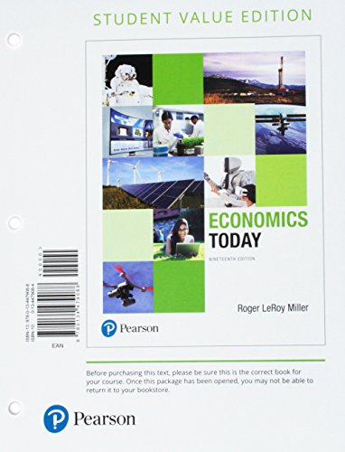 Beispielbild fr Economics Today, Student Value Edition zum Verkauf von Better World Books