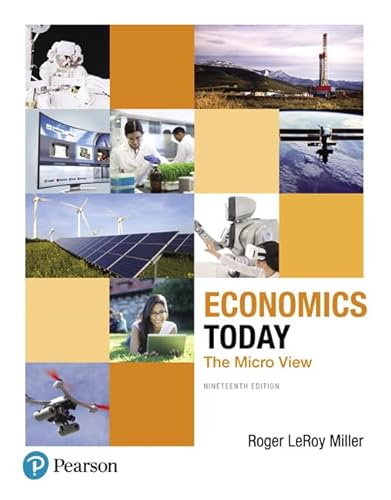 Beispielbild fr Economics Today: The Micro View (Pearson Series in Economics) zum Verkauf von BooksRun